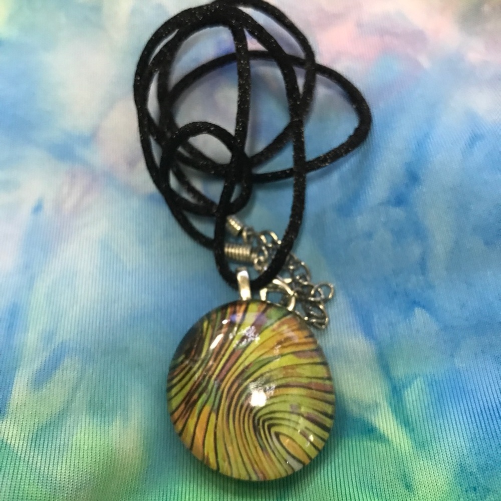 Marvel Glass One of Kind Handmade Necklace